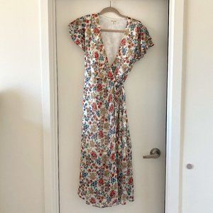 Floral Wrap Dress